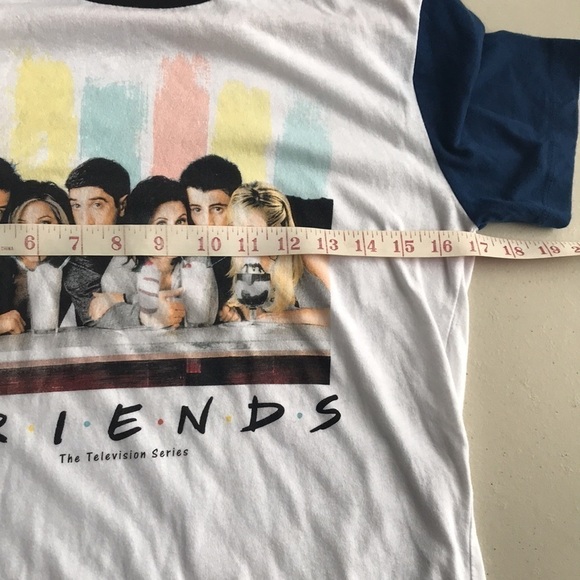 FRIENDS tv series Womens Short Sleeve graphic Tee White XS - Picture 7 of 8